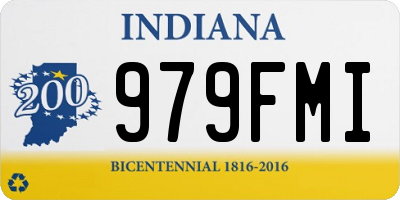 IN license plate 979FMI