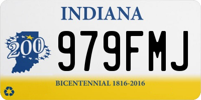 IN license plate 979FMJ