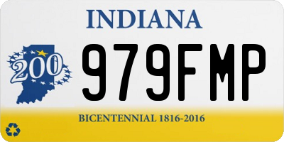 IN license plate 979FMP