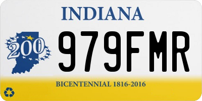 IN license plate 979FMR