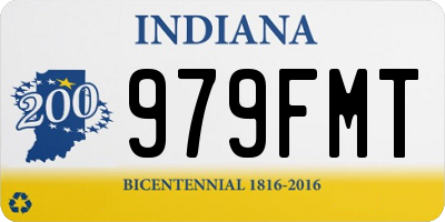 IN license plate 979FMT