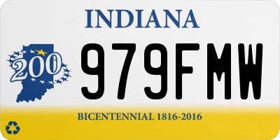IN license plate 979FMW