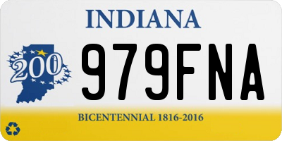 IN license plate 979FNA