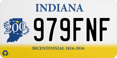 IN license plate 979FNF