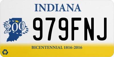 IN license plate 979FNJ