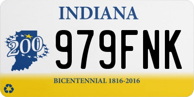IN license plate 979FNK