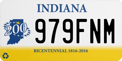 IN license plate 979FNM