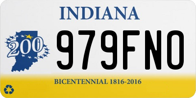 IN license plate 979FNO