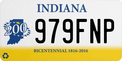 IN license plate 979FNP