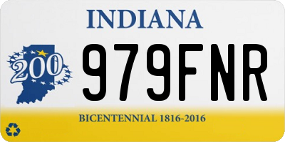IN license plate 979FNR