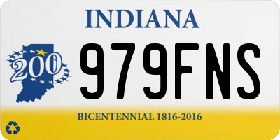 IN license plate 979FNS