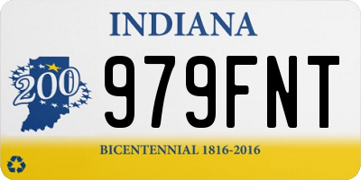 IN license plate 979FNT