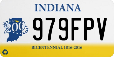 IN license plate 979FPV