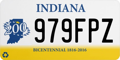 IN license plate 979FPZ