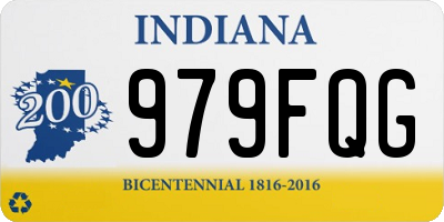 IN license plate 979FQG