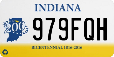 IN license plate 979FQH