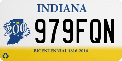 IN license plate 979FQN