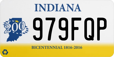 IN license plate 979FQP