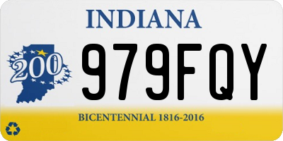 IN license plate 979FQY