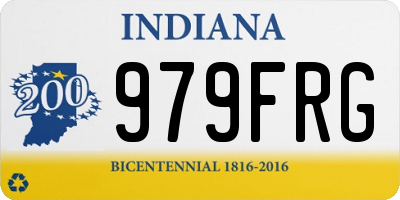 IN license plate 979FRG