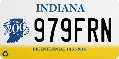 IN license plate 979FRN