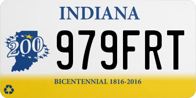 IN license plate 979FRT