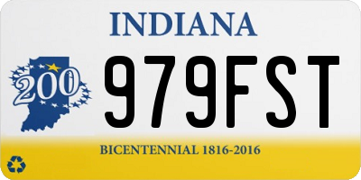 IN license plate 979FST