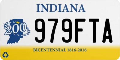 IN license plate 979FTA