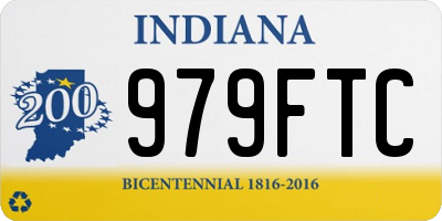 IN license plate 979FTC