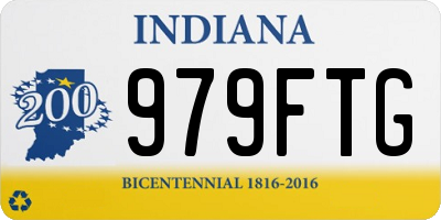 IN license plate 979FTG
