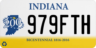 IN license plate 979FTH