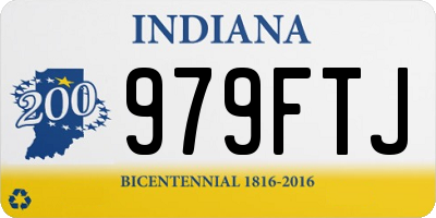 IN license plate 979FTJ