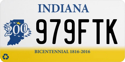 IN license plate 979FTK