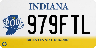 IN license plate 979FTL