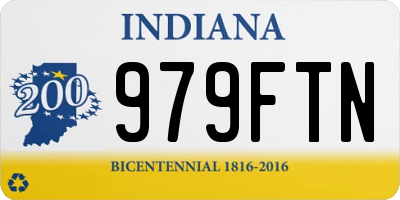IN license plate 979FTN