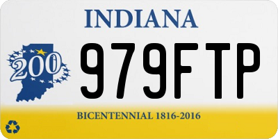 IN license plate 979FTP