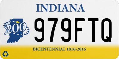 IN license plate 979FTQ