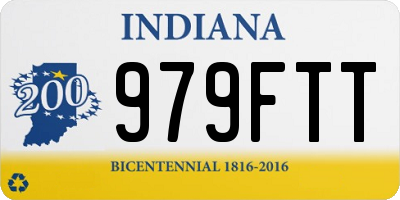IN license plate 979FTT