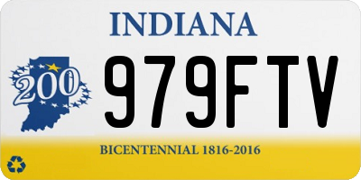 IN license plate 979FTV