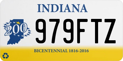 IN license plate 979FTZ