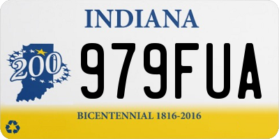 IN license plate 979FUA