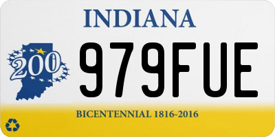 IN license plate 979FUE
