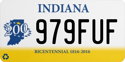 IN license plate 979FUF