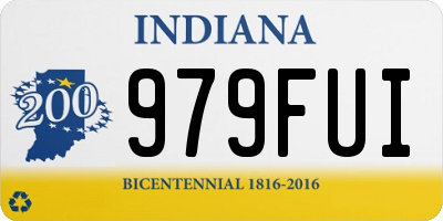 IN license plate 979FUI