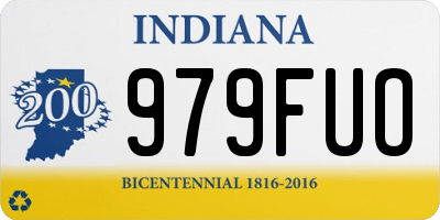 IN license plate 979FUO