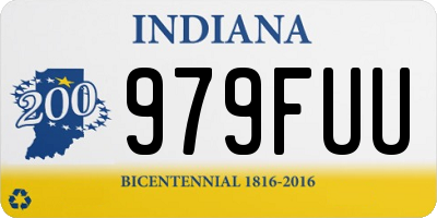 IN license plate 979FUU