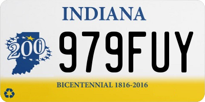 IN license plate 979FUY
