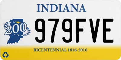 IN license plate 979FVE