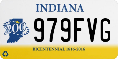 IN license plate 979FVG