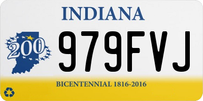 IN license plate 979FVJ